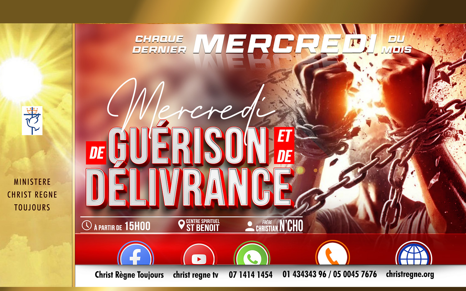 MERCREDI DE GUERISON ET DE DELIVRANCE